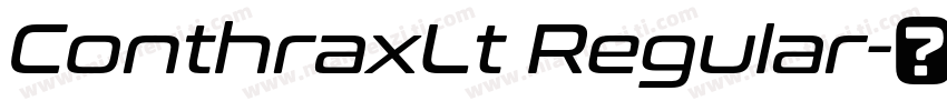 ConthraxLt Regular字体转换